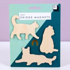 Houten dierenmagneten (set van 3)
