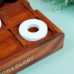 Houten kruisje nulletje spel