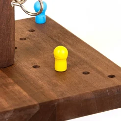 Houten ringwerpspel met shotglazen