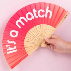 Houten waaier It’s a Match