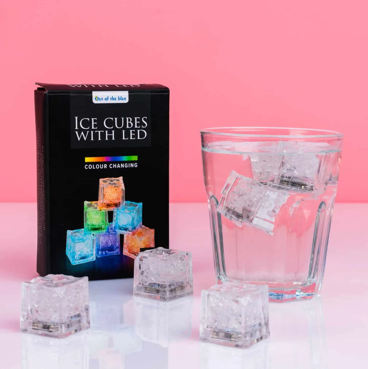 IJsblokjes met ledverlichting (set van 6)