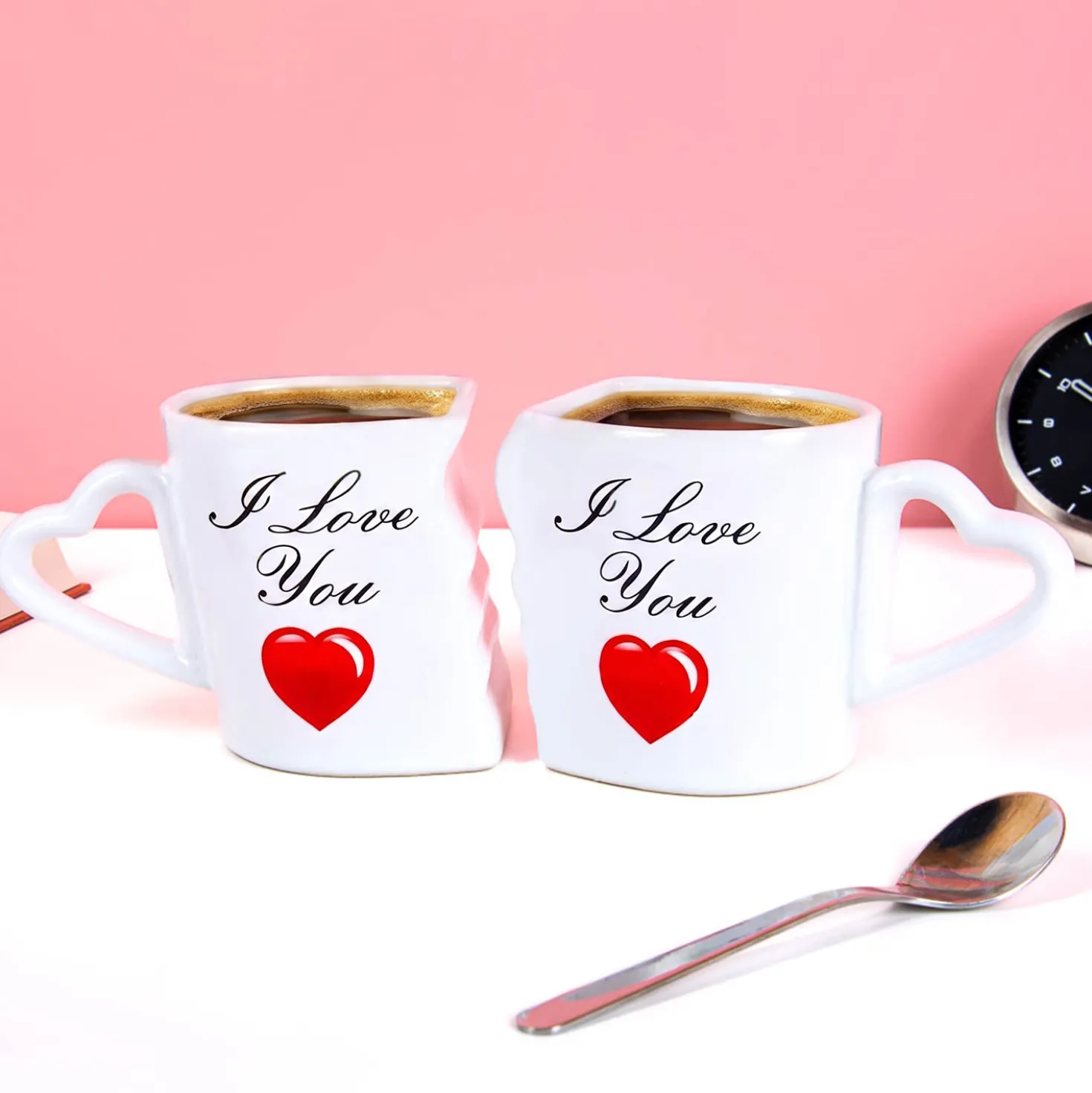 I Love You cadeauset met twee mokken