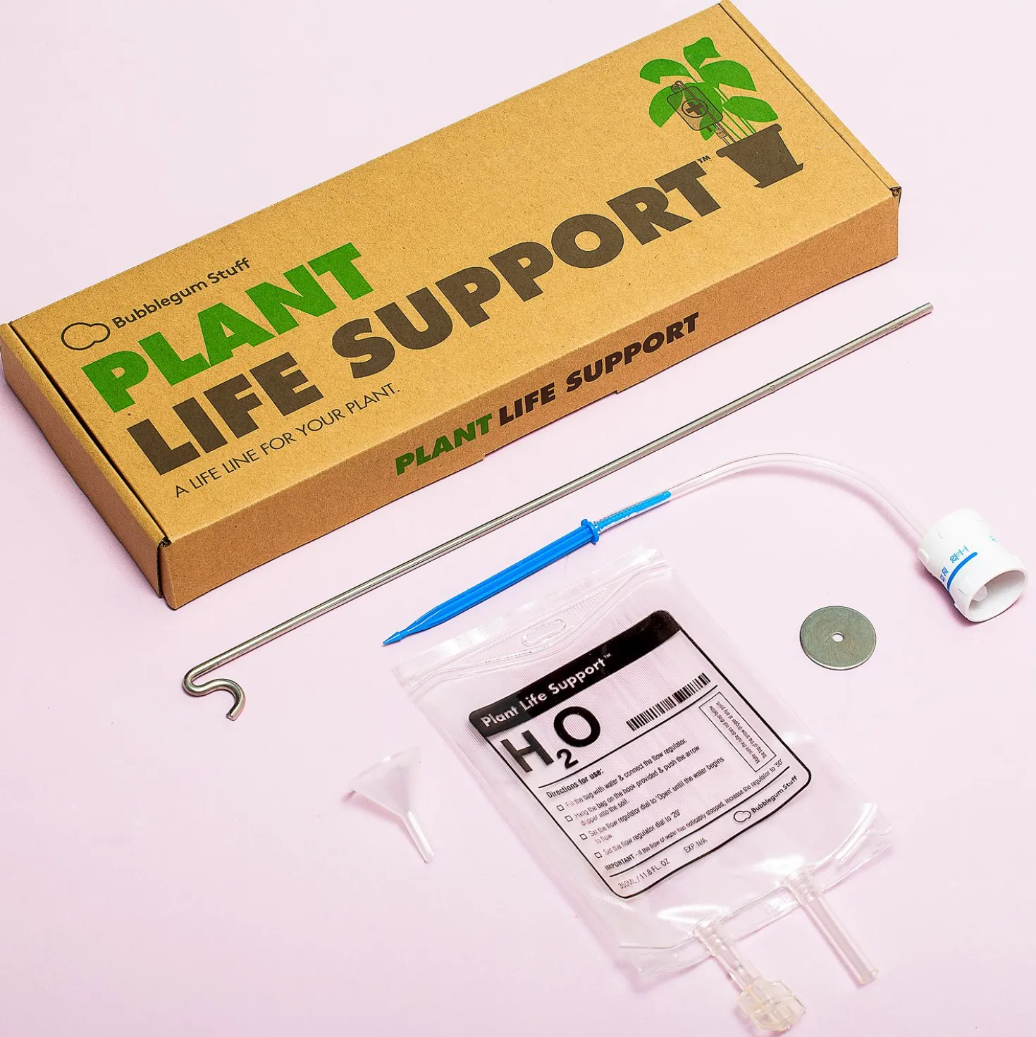 Infuuszak bewateringssysteem voor planten
