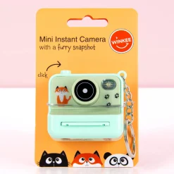 Instant camera sleutelhanger met foto