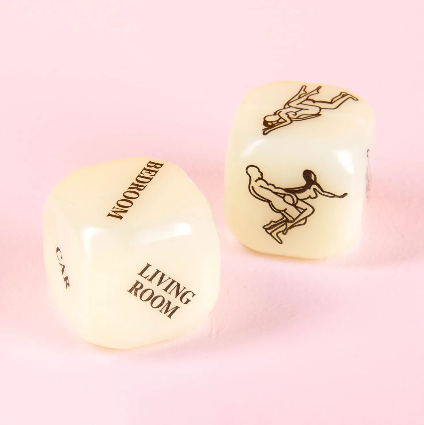 Kamasutra glow in the dark dobbelstenen