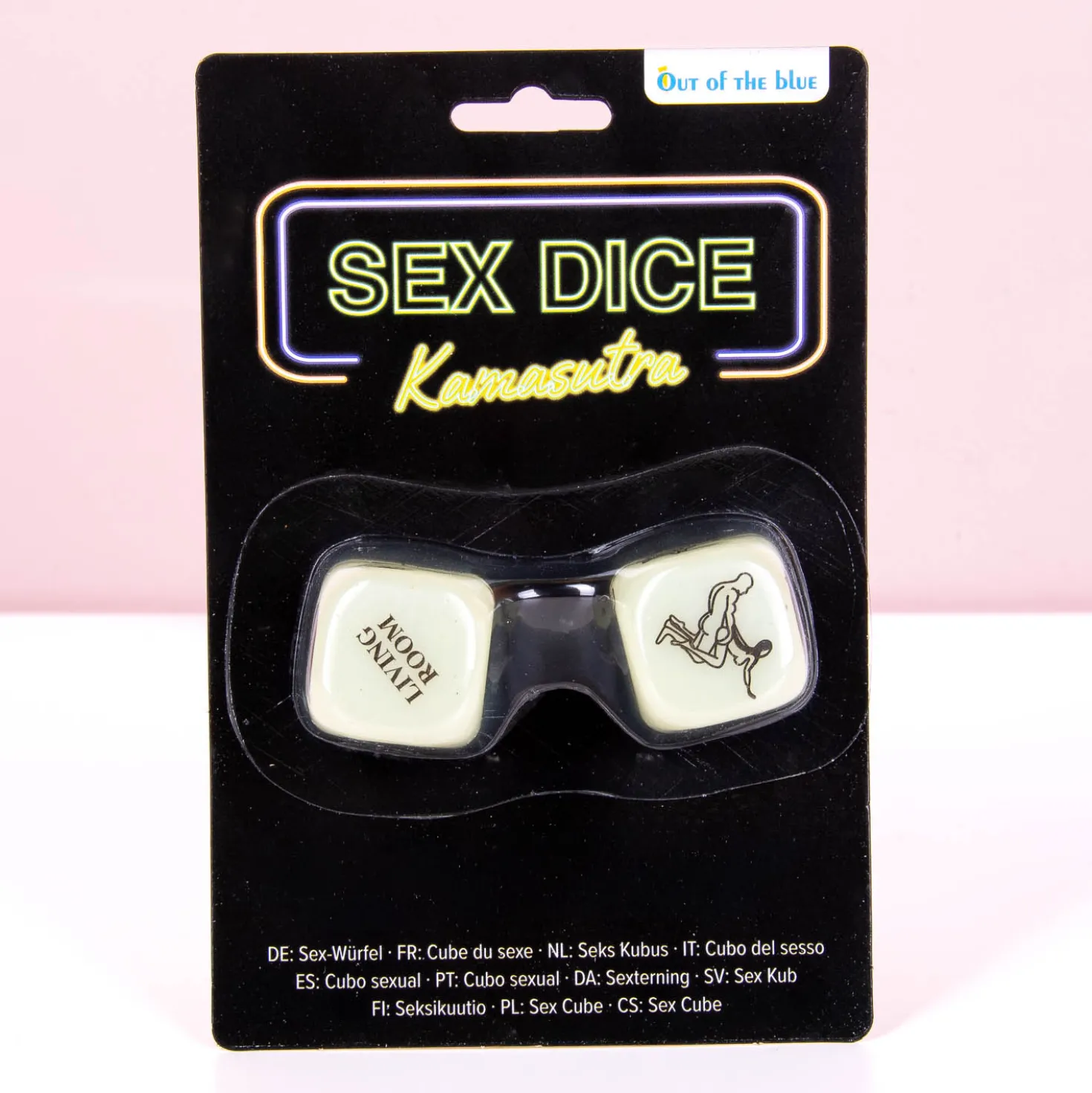 Kamasutra glow in the dark dobbelstenen