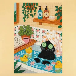 Kat spa puzzel (1000 stukjes)