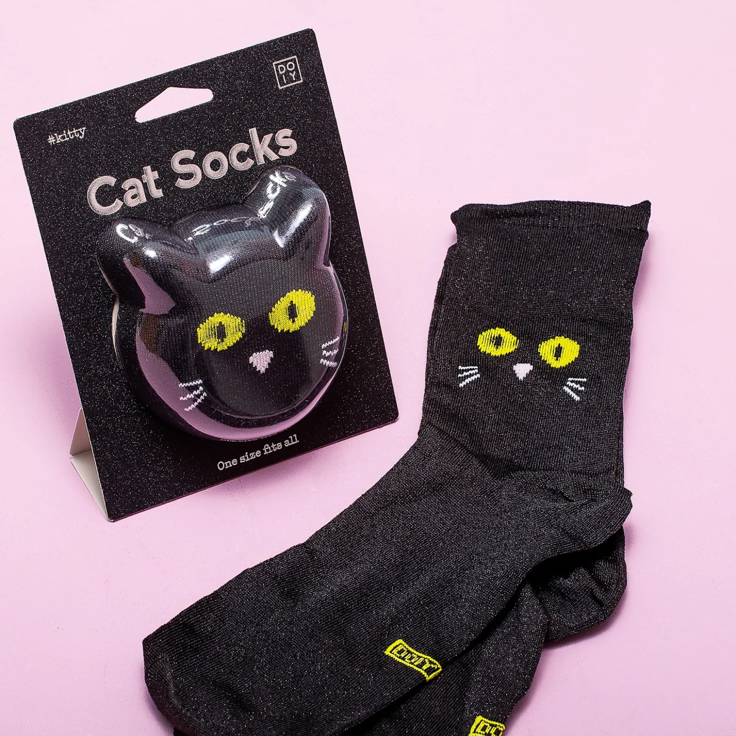Kattensokken – Zwart