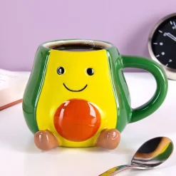 Kawaii avocado mok
