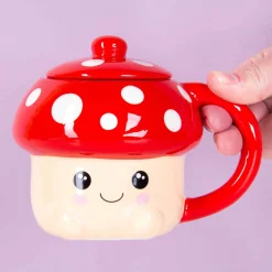 Kawaii paddenstoel mok