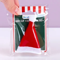 Kerstmuts haarclip