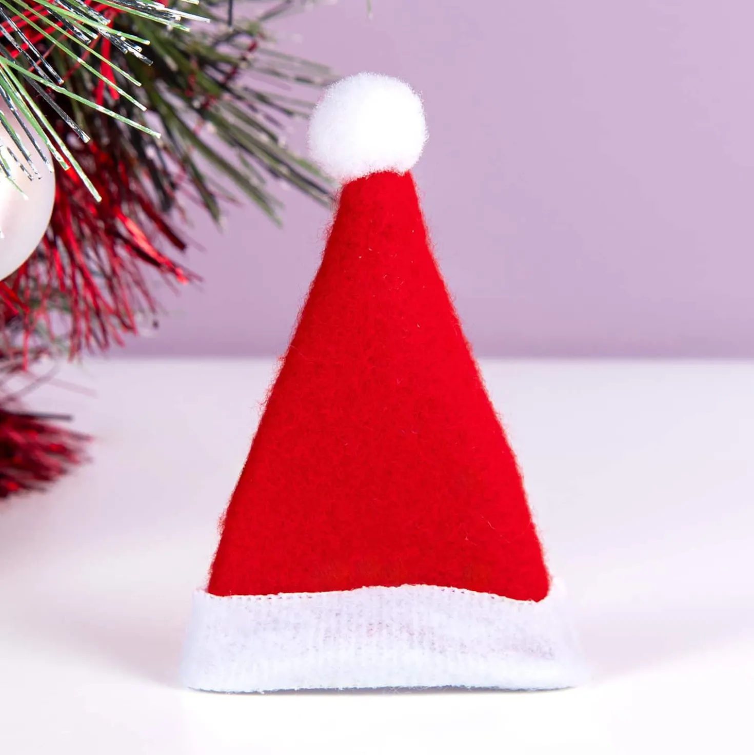 Kerstmuts haarclip