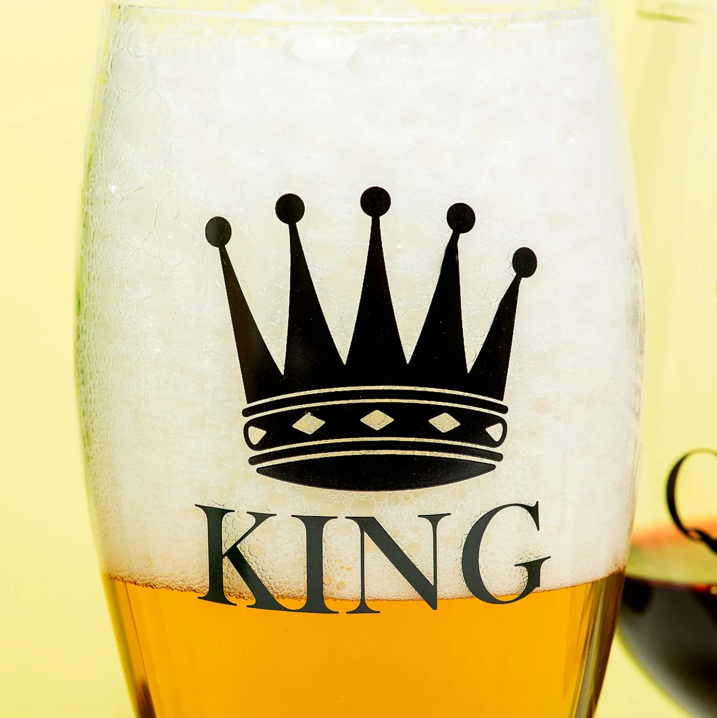 King & Queen glazenset