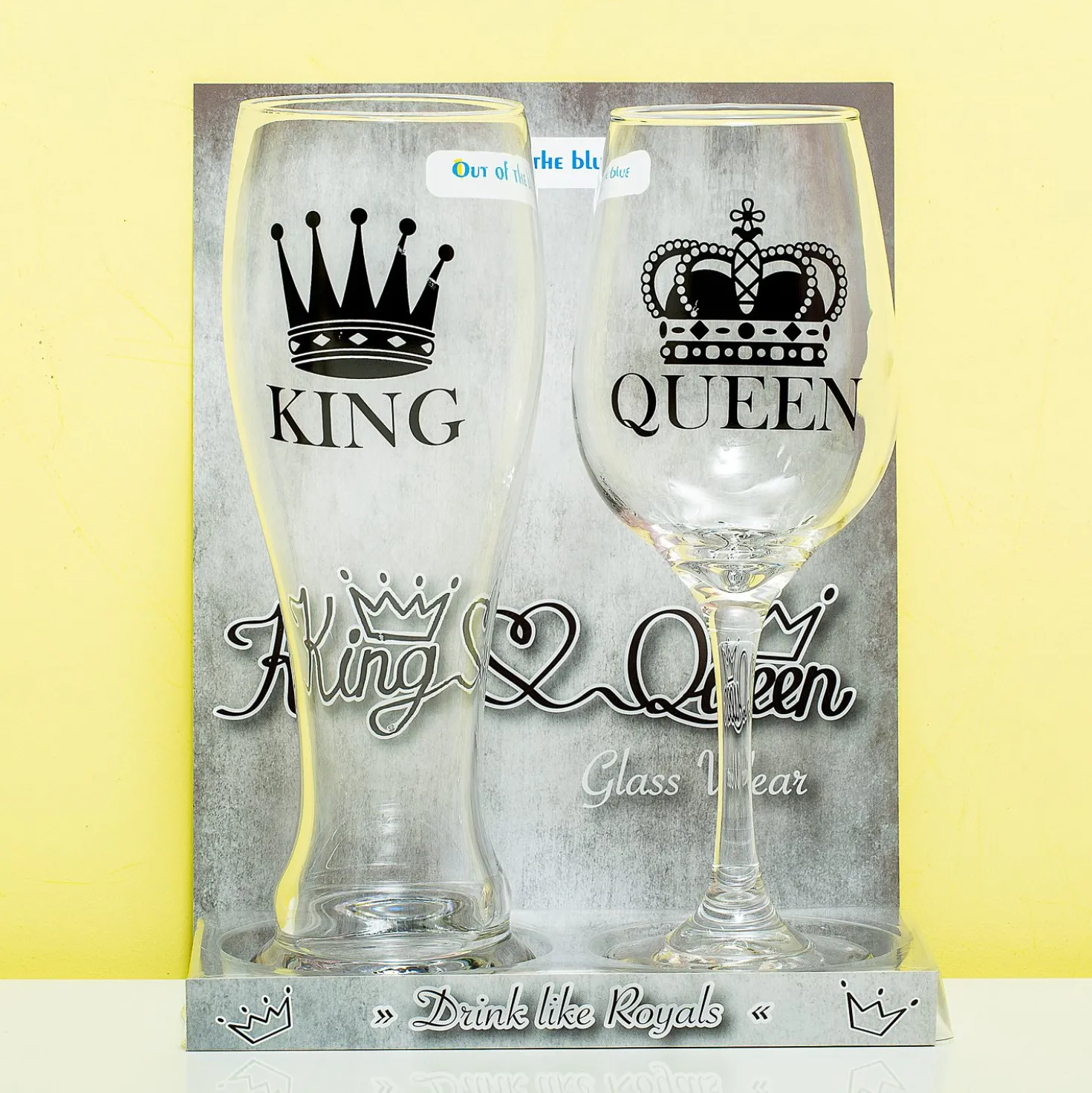King & Queen glazenset