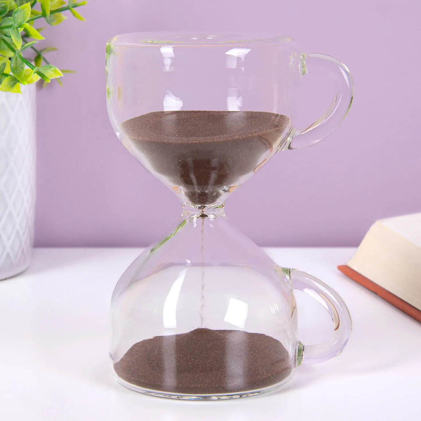 Koffiepauze zandloper