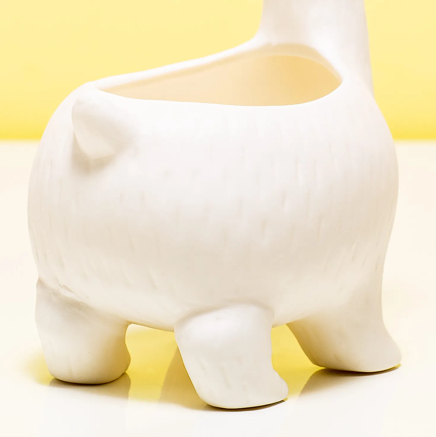 Lama bloempot