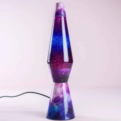 Lavalamp Galaxy Met Multicolor Lava En Glitters