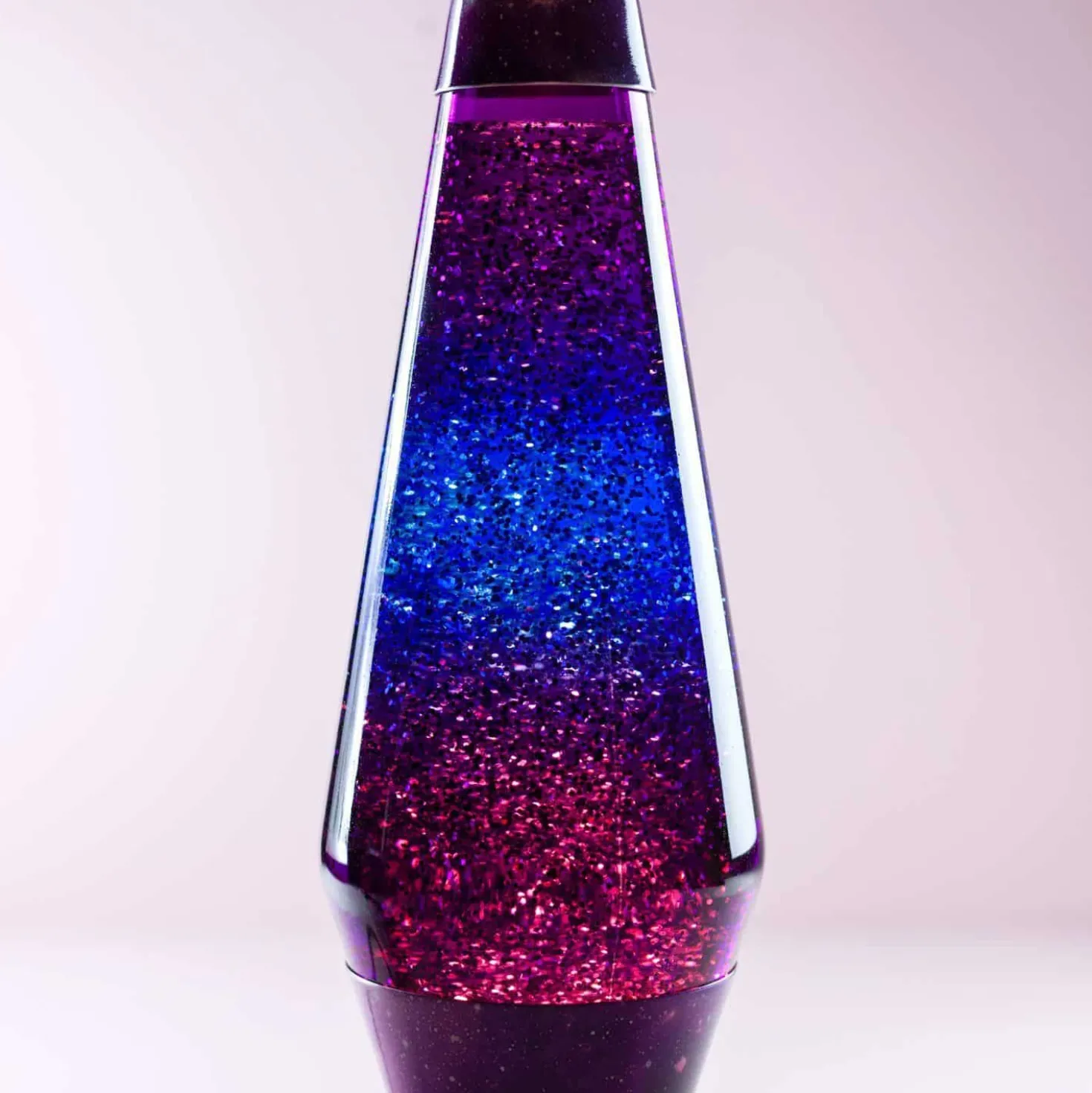Lavalamp Galaxy Met Multicolor Lava En Glitters