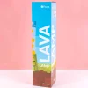 Lavalamp gamer met gele lava