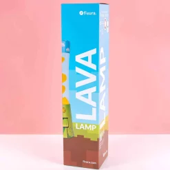 Lavalamp gamer met gele lava