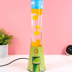 Lavalamp gamer met gele lava