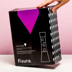 Lavalamp koper met roze lava