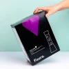 Lavalamp zwart met paarse vloeistof