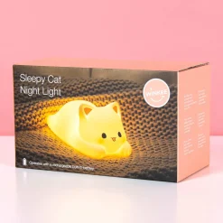 Liggende kat nachtlampje