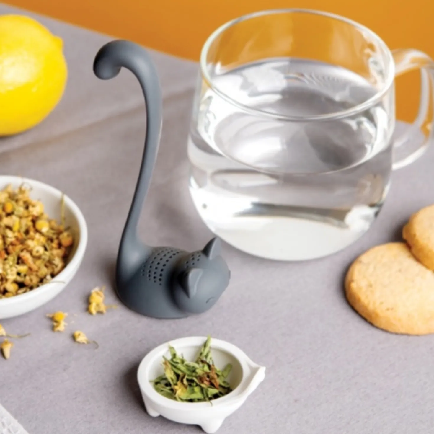 Louie kat tea infuser