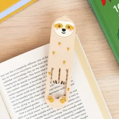 Luiaard boeklampje en boekenlegger
