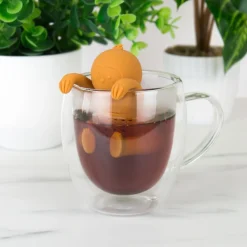 Luiaard tea infuser