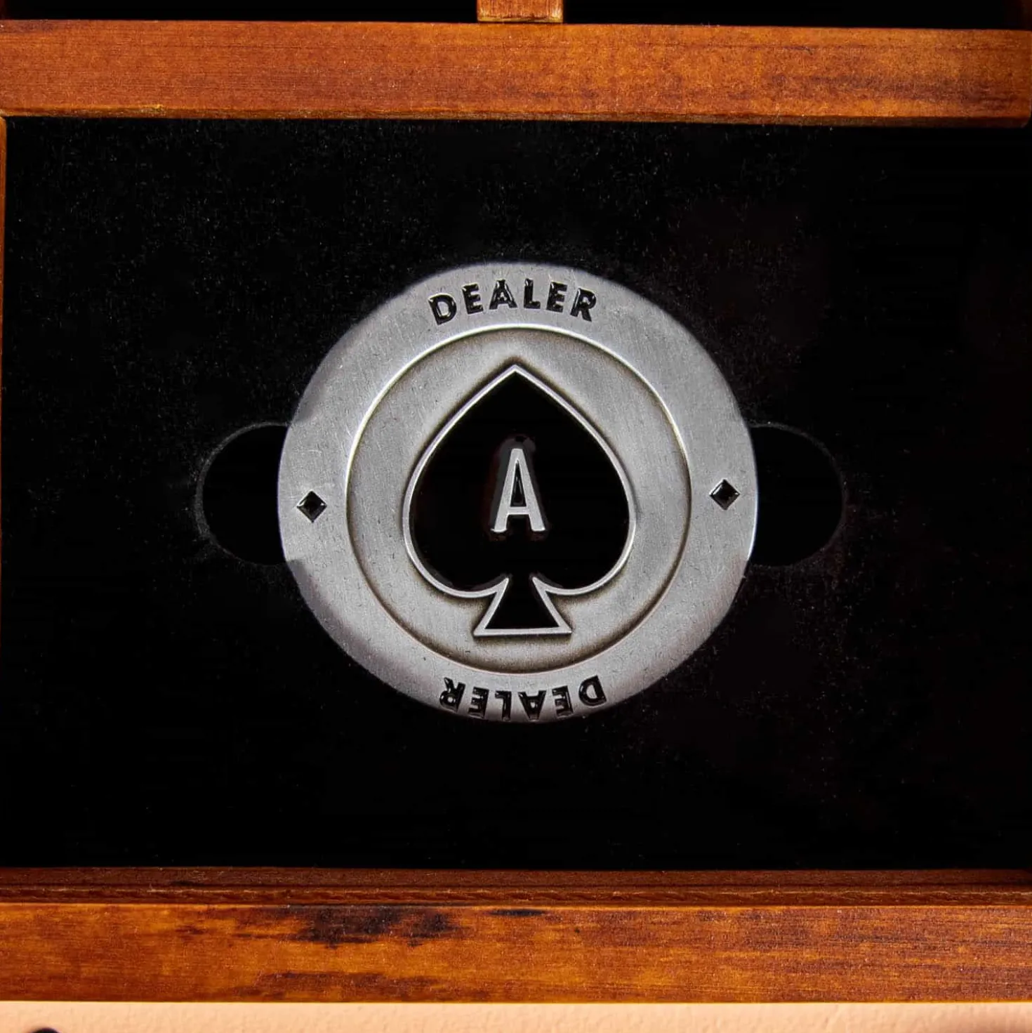 Luxe houten pokerset