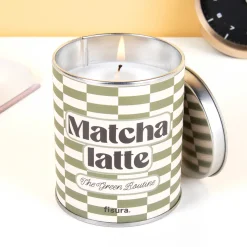Matcha latte geurkaars