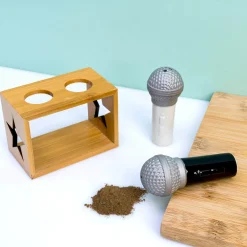 Microfoon peper- en zoutstel