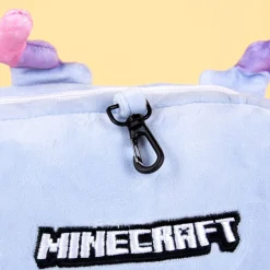 Minecraft Axolotl nekkussen en masker