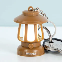 Mini lantaarn sleutelhanger met licht