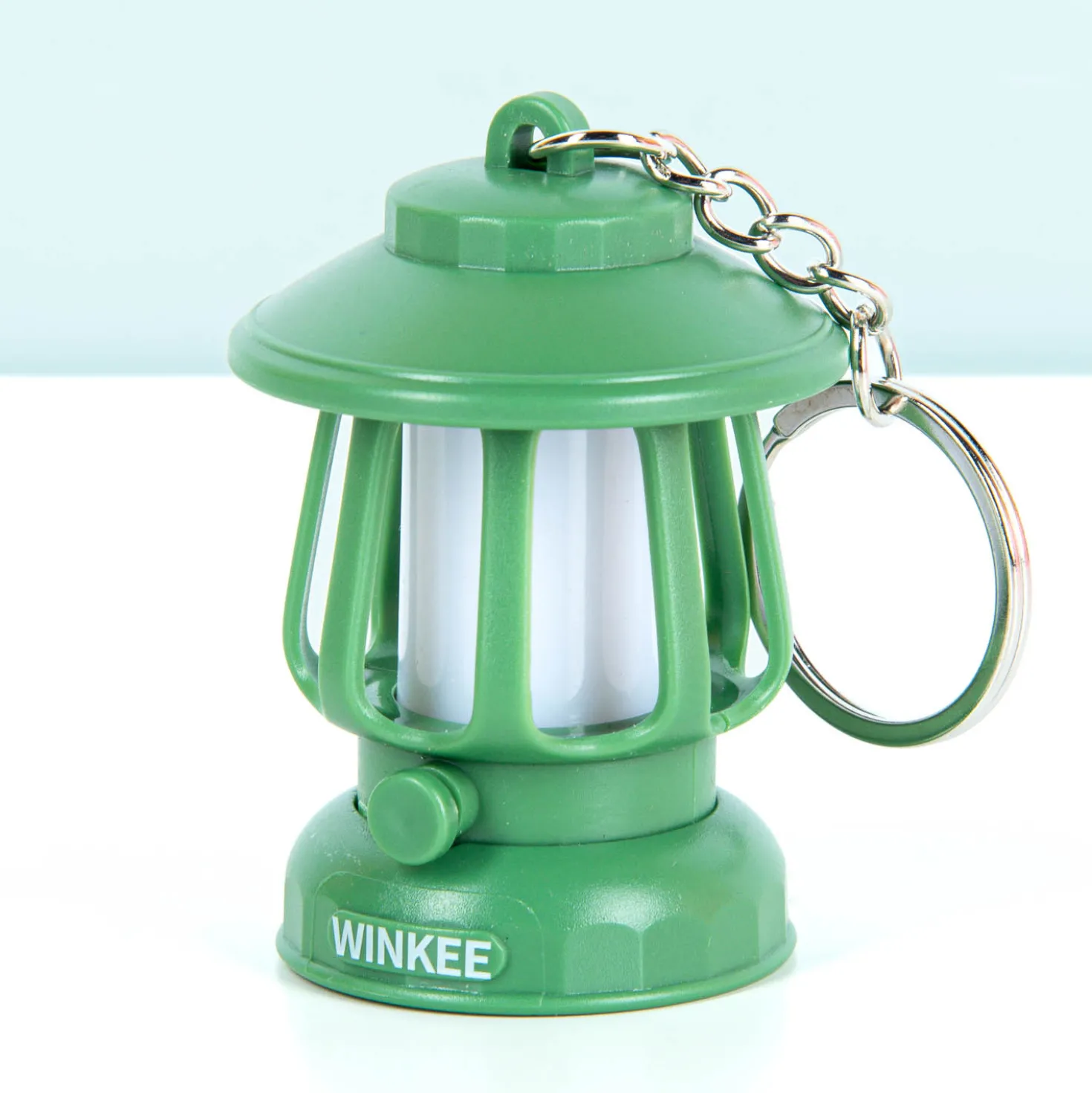 Mini lantaarn sleutelhanger met licht