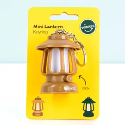 Mini lantaarn sleutelhanger met licht