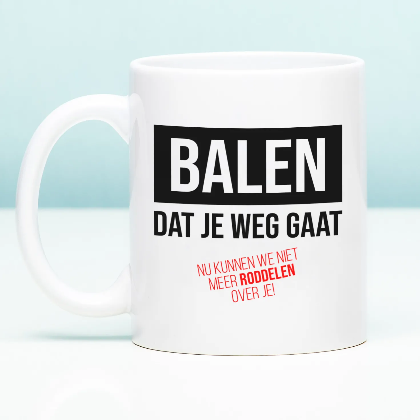 Mok Balen dat je weg gaat