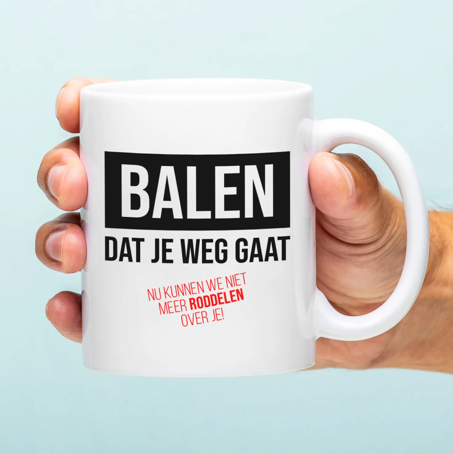 Mok Balen dat je weg gaat