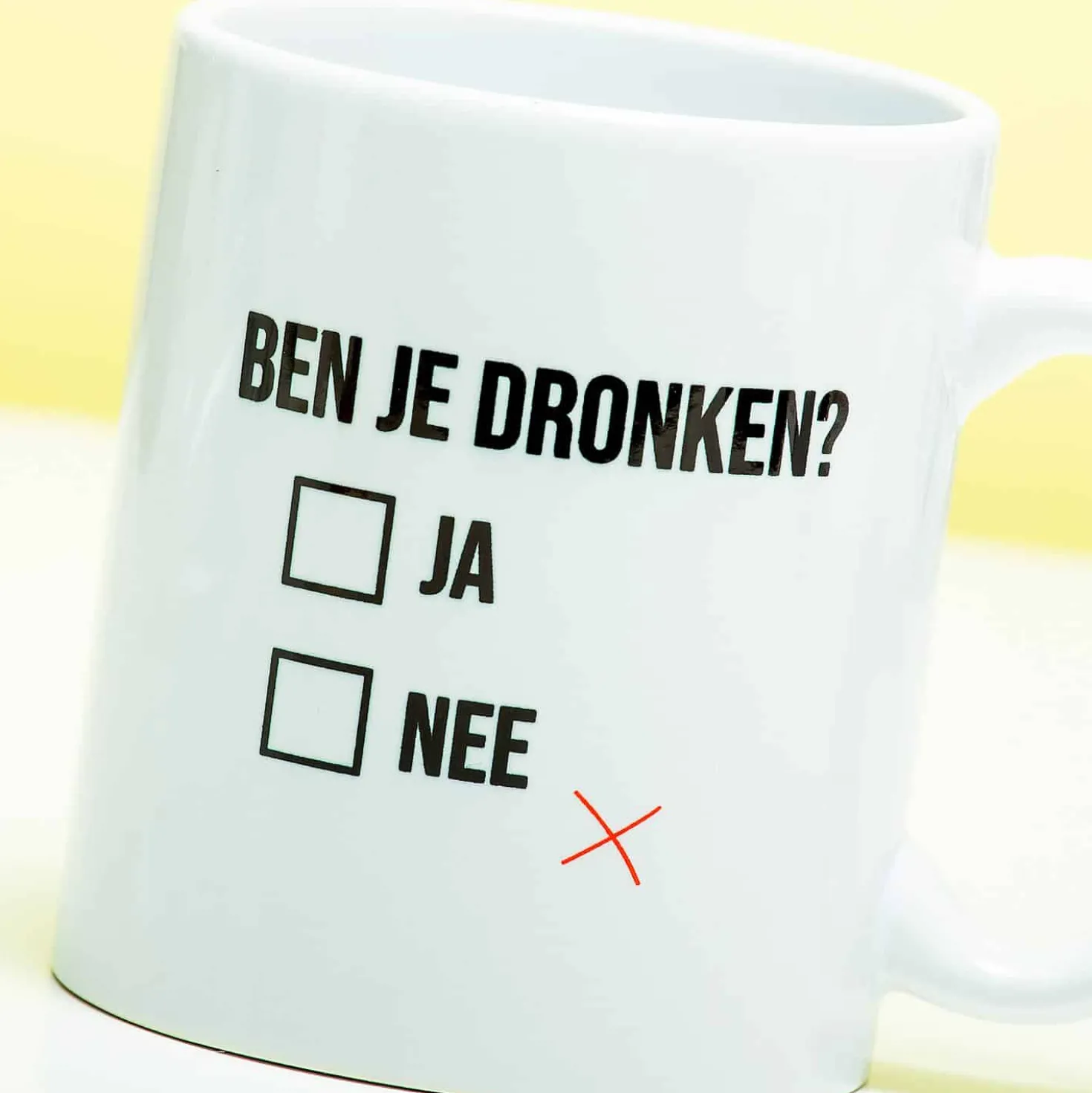 Mok Ben je dronken