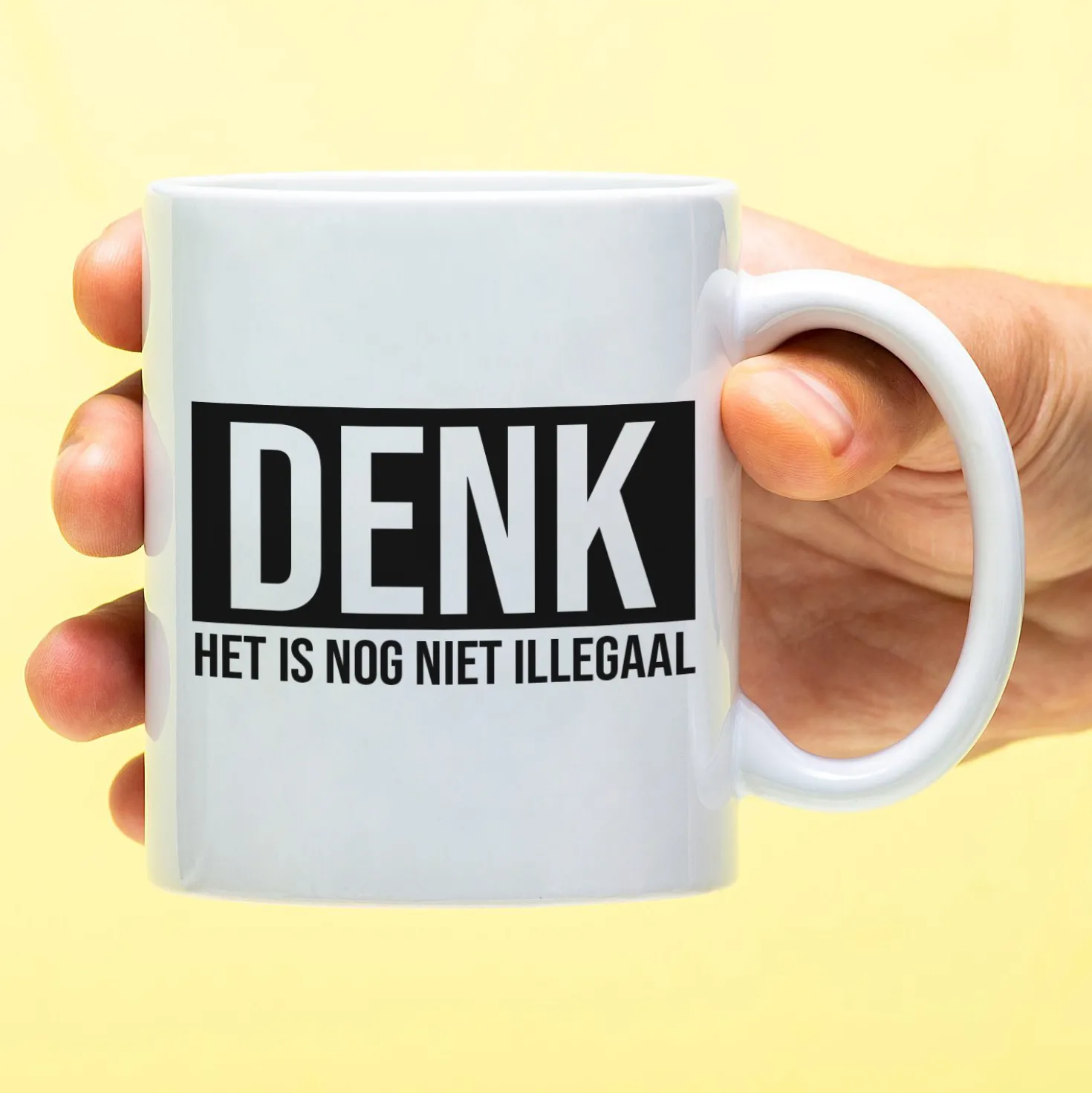 Mok Denk, het is nog niet illegaal