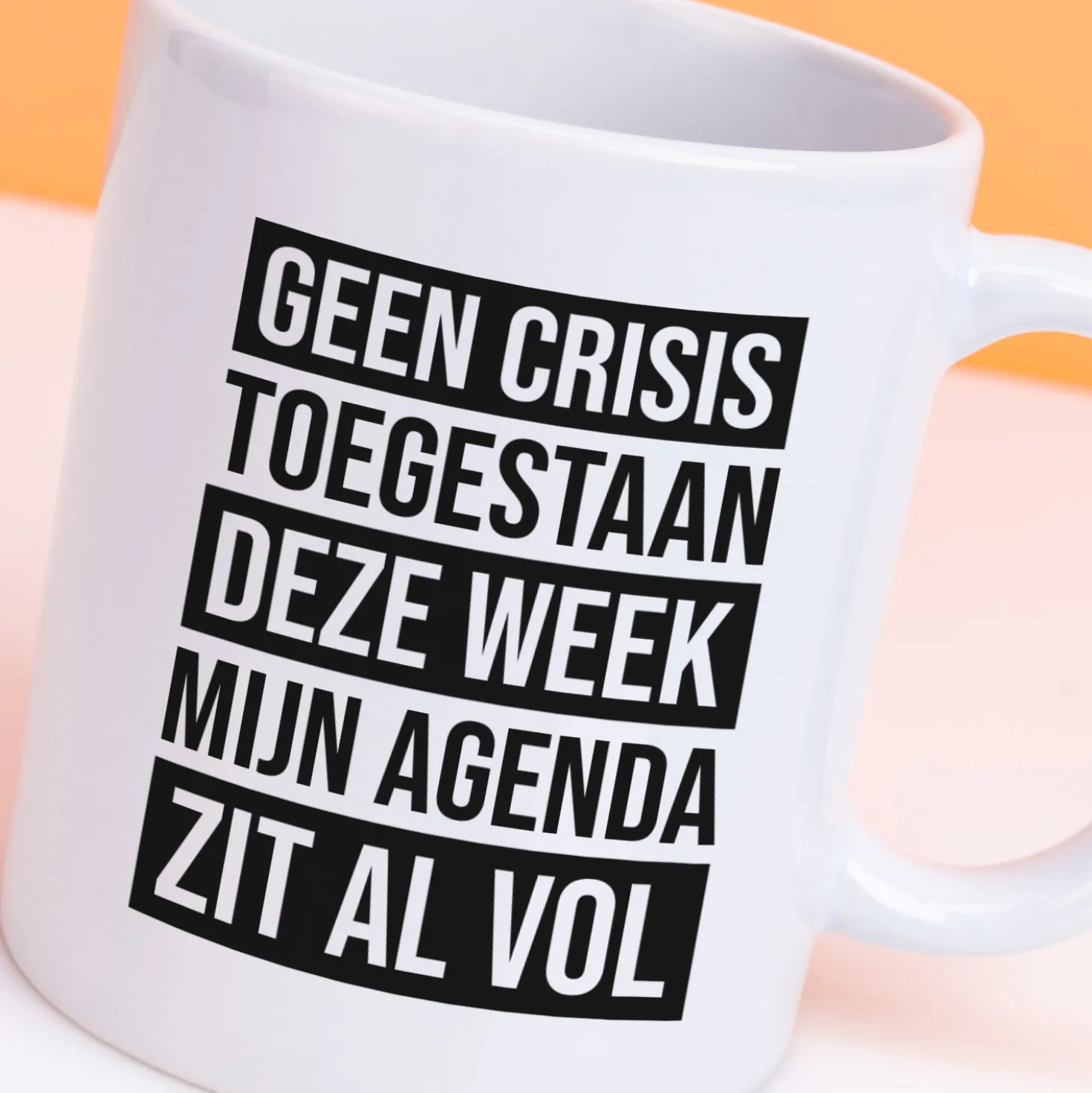 Mok Geen crisis toegestaan deze week
