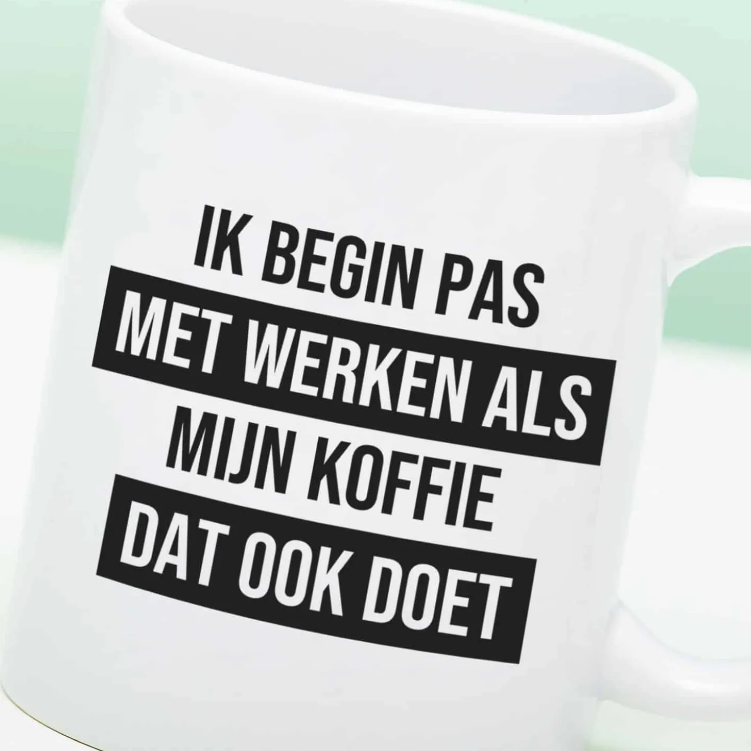Mok Ik begin pas met werken