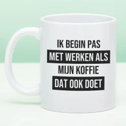Mok Ik begin pas met werken