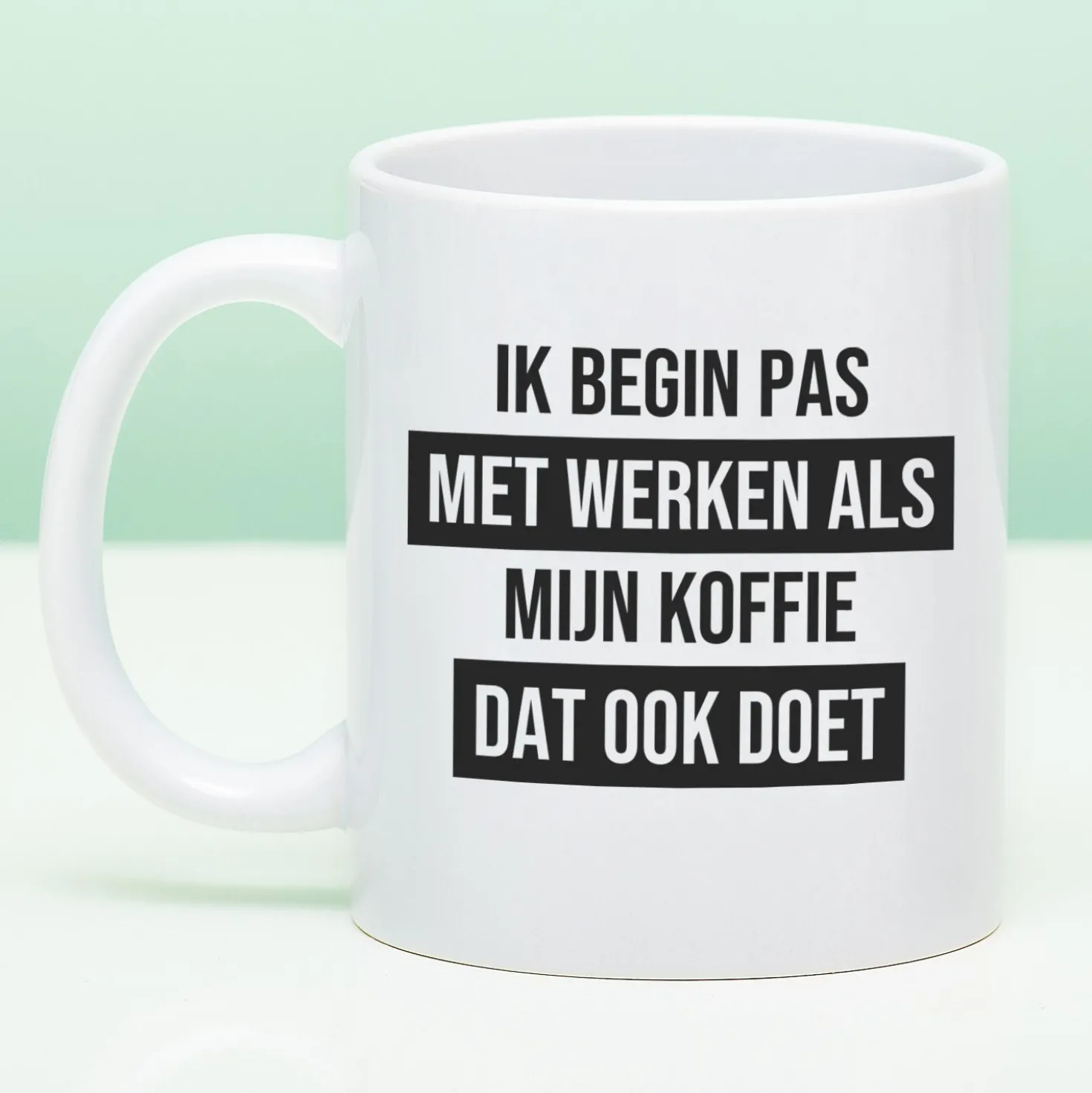 Mok Ik begin pas met werken