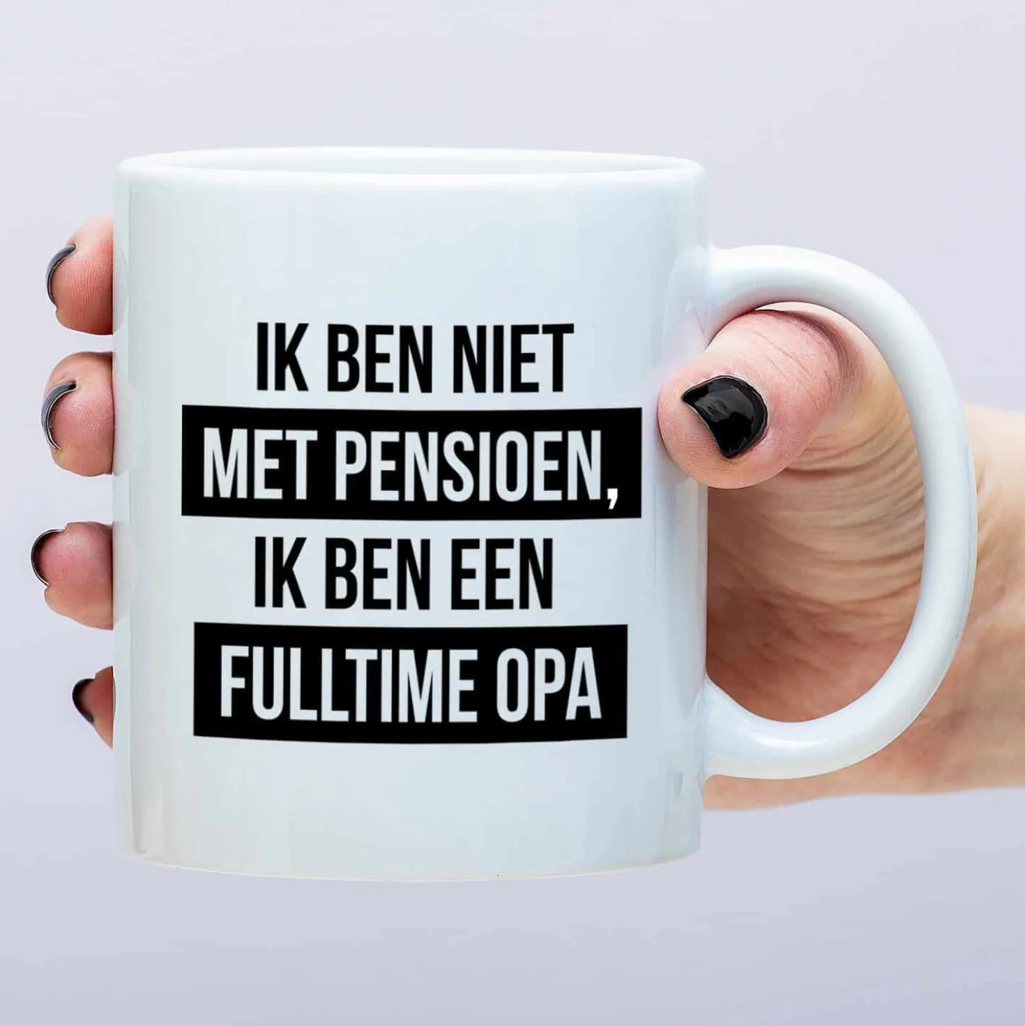 Mok Ik ben een fulltime opa