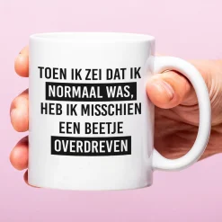Mok Ik heb een beetje overdreven