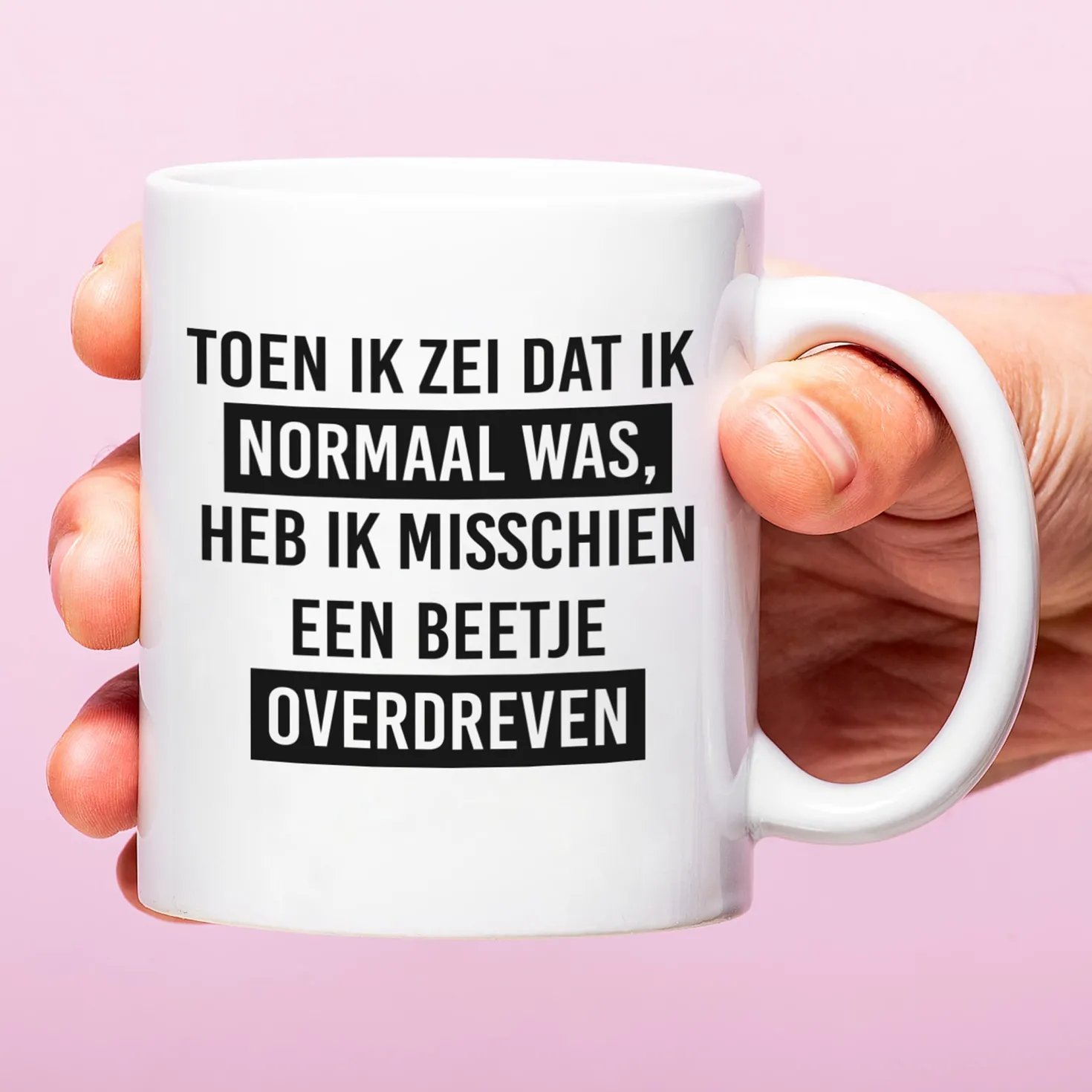Mok Ik heb een beetje overdreven
