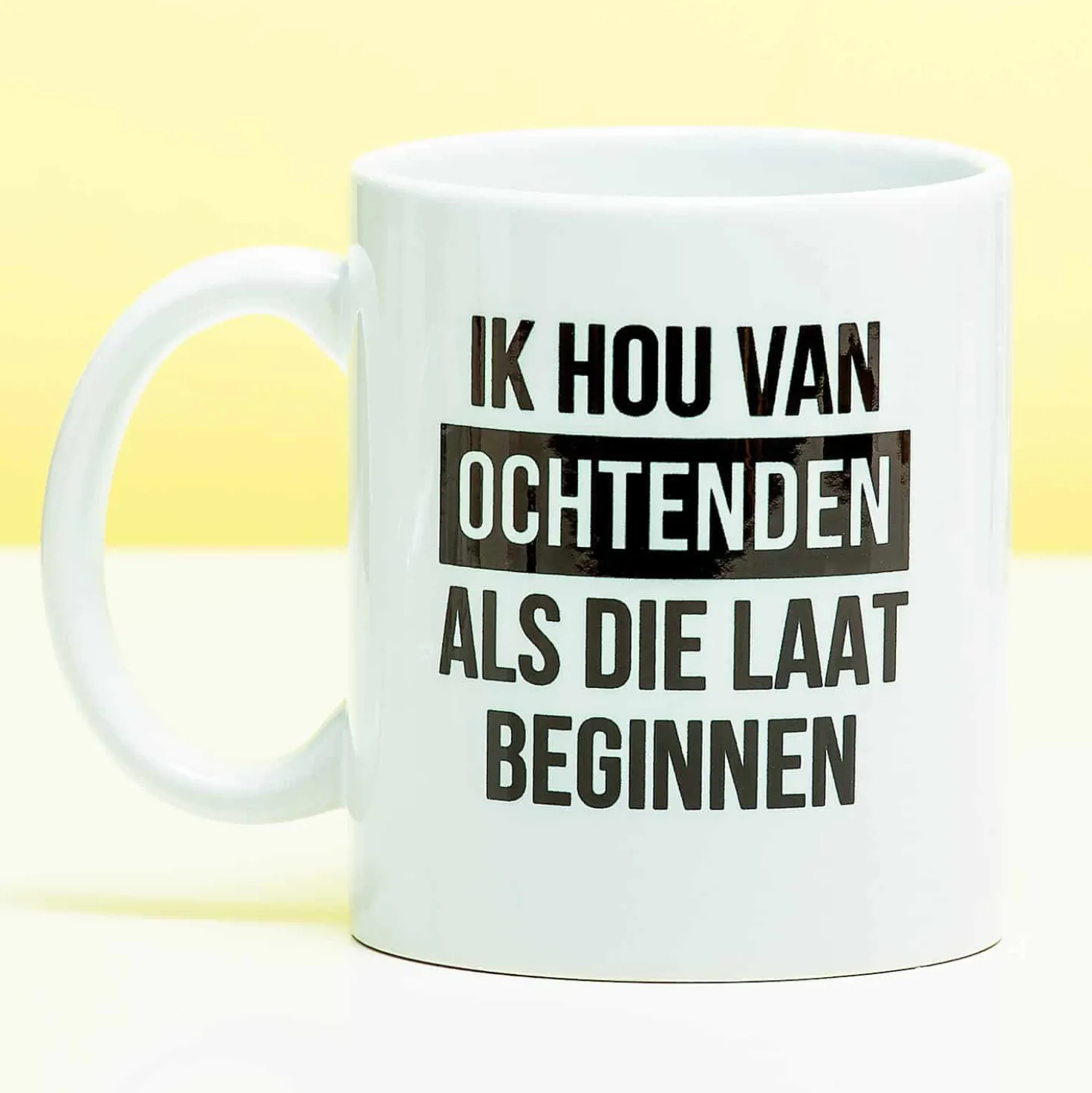 Mok Ik hou van ochtenden als die laat beginnen